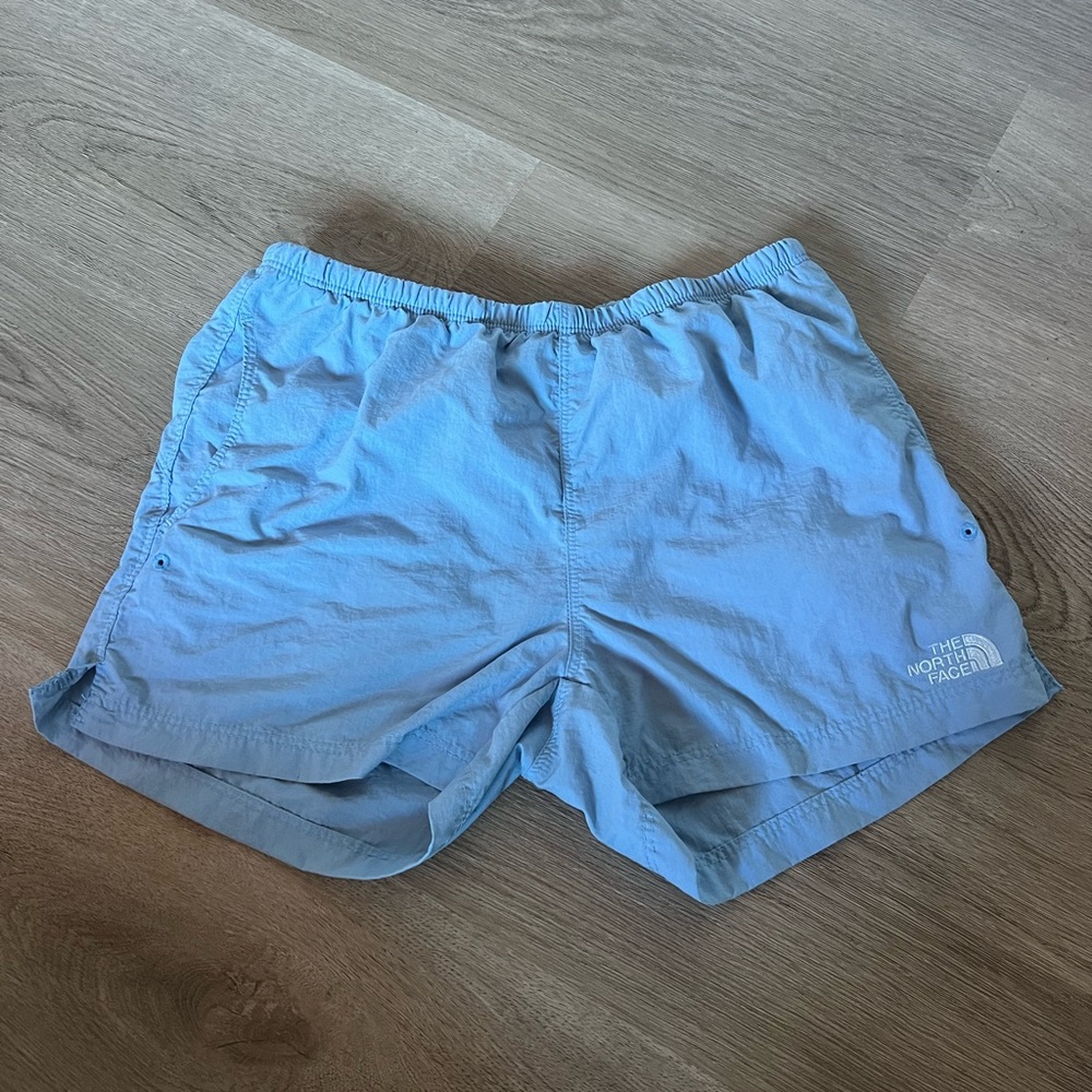 Kids Blue Northface shorts